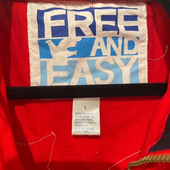 Free & Easy Made in Los Angeles Zip Up Jacket L - Picture 3 of 6